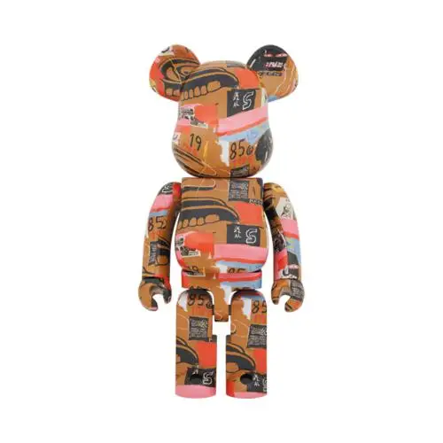 Bearbrick Andy Warhol x JEAN-MICHEL BASQUIAT #2 1000%