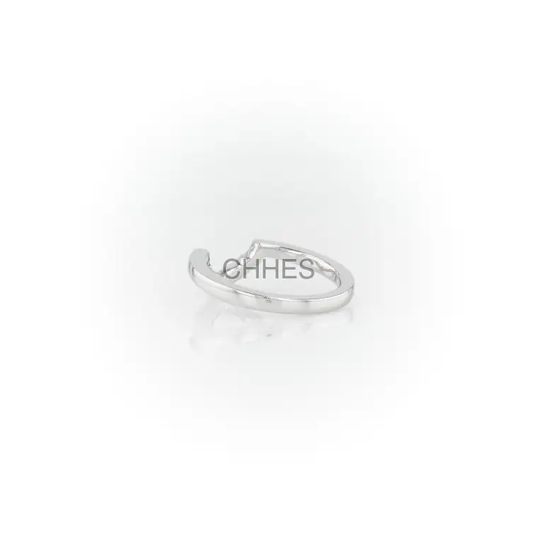 WENSHY 18K白金光环花瓣戒指