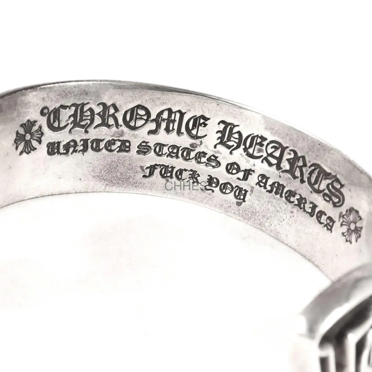 Chrome hearts 克罗心 Scroll Label卷轴手镯
