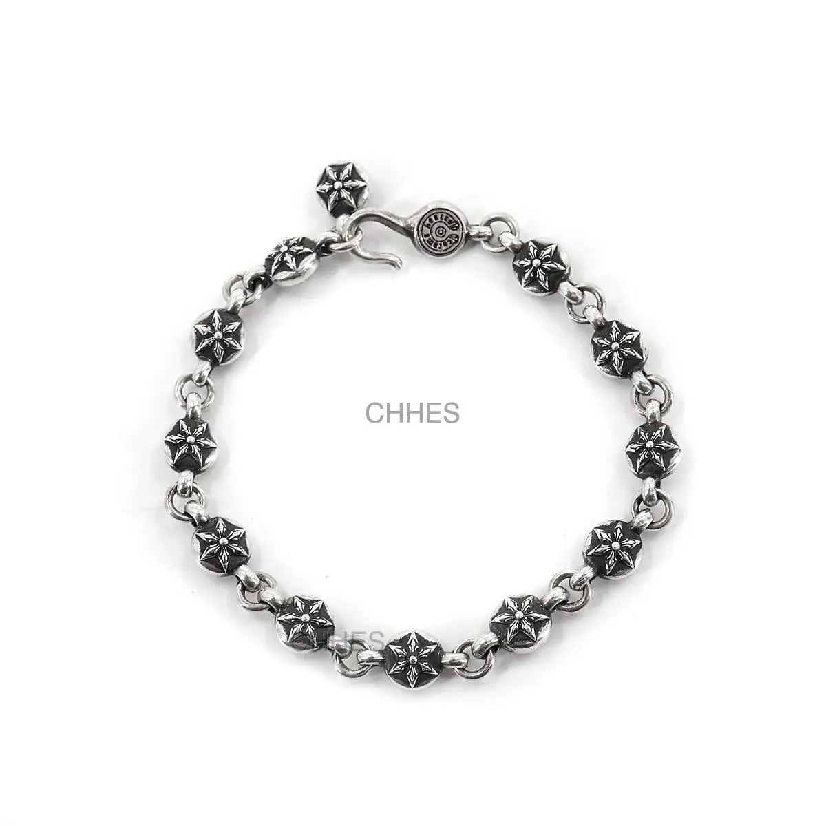 Chrome hearts 克罗心 六芒星球吊坠手链
