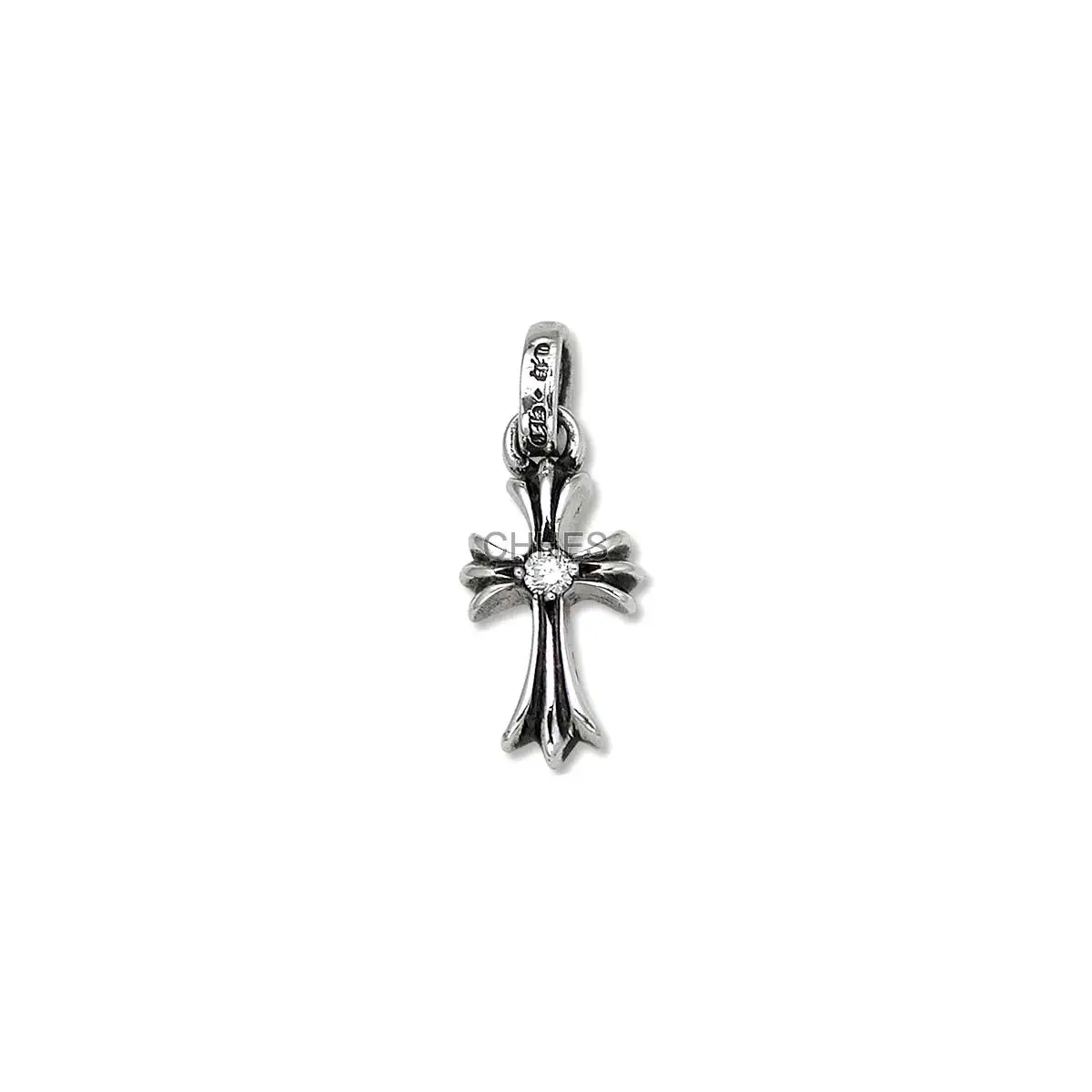 Chrome hearts 克罗心 Babyfat Cross小号十字架单钻吊坠