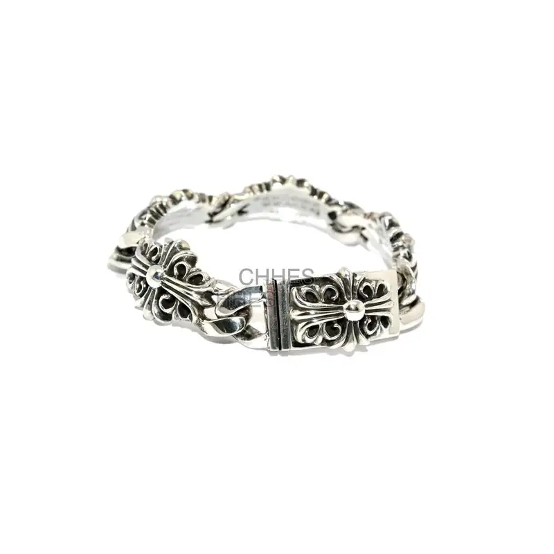 Chrome hearts 克罗心 KEEPER 十字花手链手链