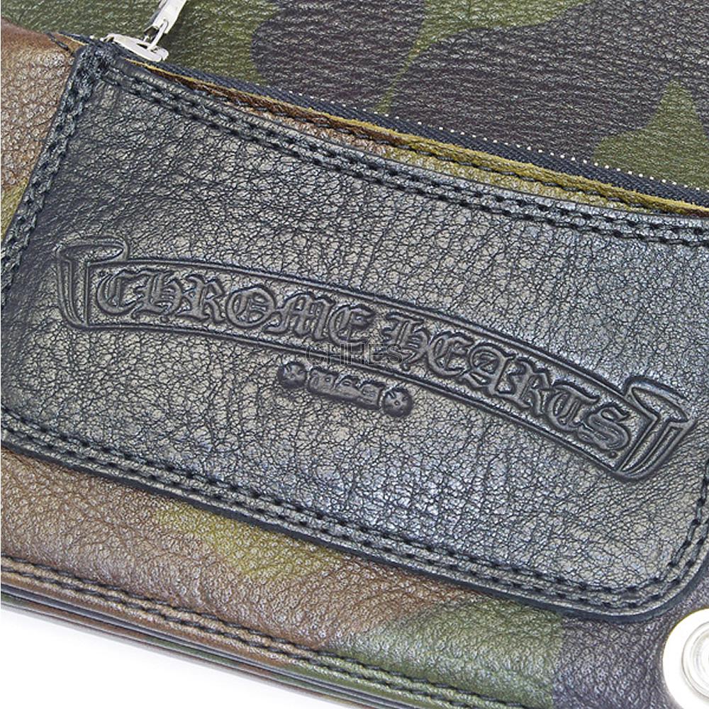 CHROME HEARTS 克罗心1 ZIP Wallet CAMO / Cross Buttons 1 ZIP 迷彩