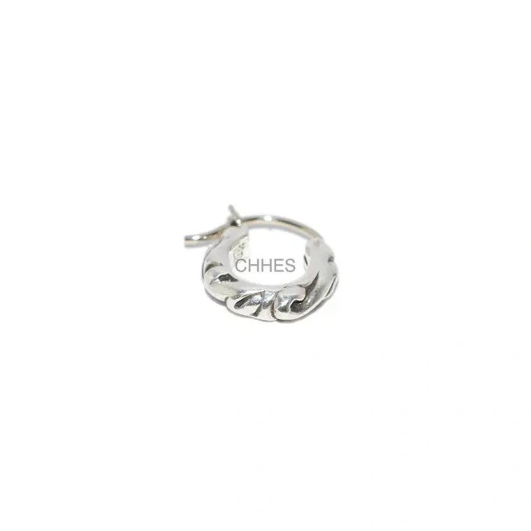 Chrome hearts 克罗心 小圈花纹耳钉环迷你耳钉