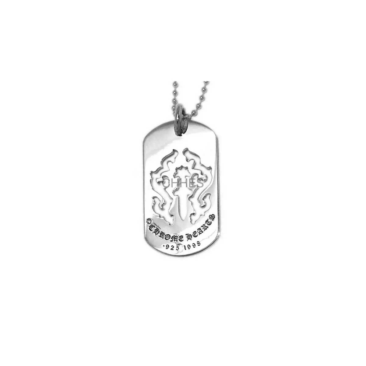 克罗心 DogTag-Dagger镂空火焰宝剑/匕首D.tag吊牌/项链