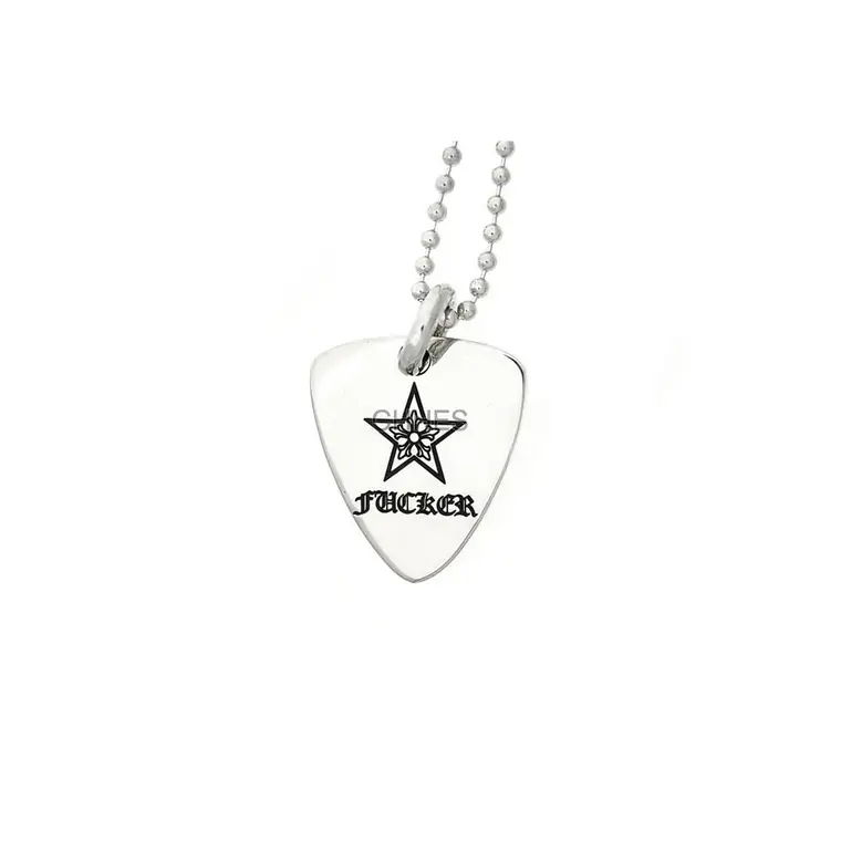Chrome hearts 星星Star Fucker吉他拨片吊坠/项链