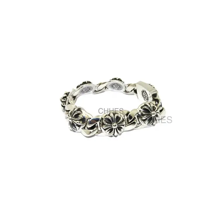 Chrome hearts 克罗心 十字花元素手链