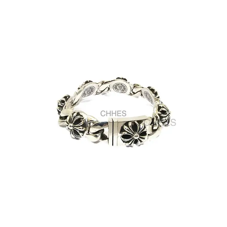 Chrome hearts 克罗心 十字花元素手链