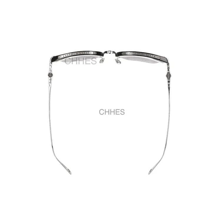Chrome hearts 克罗心 SLUN TRADICTION I黑色半框银色光学镜
