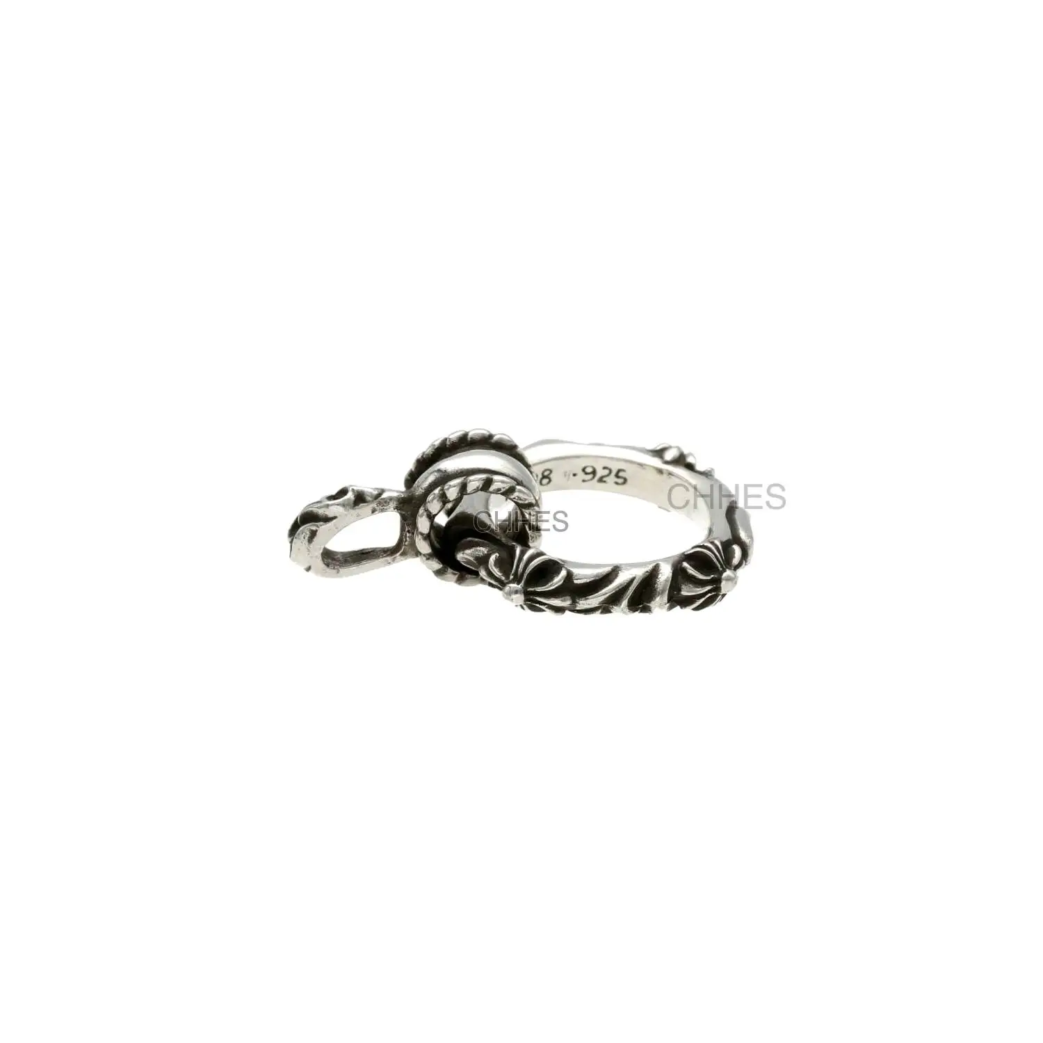 Chrome hearts 克罗心 sbt十字架图腾戒指吊坠