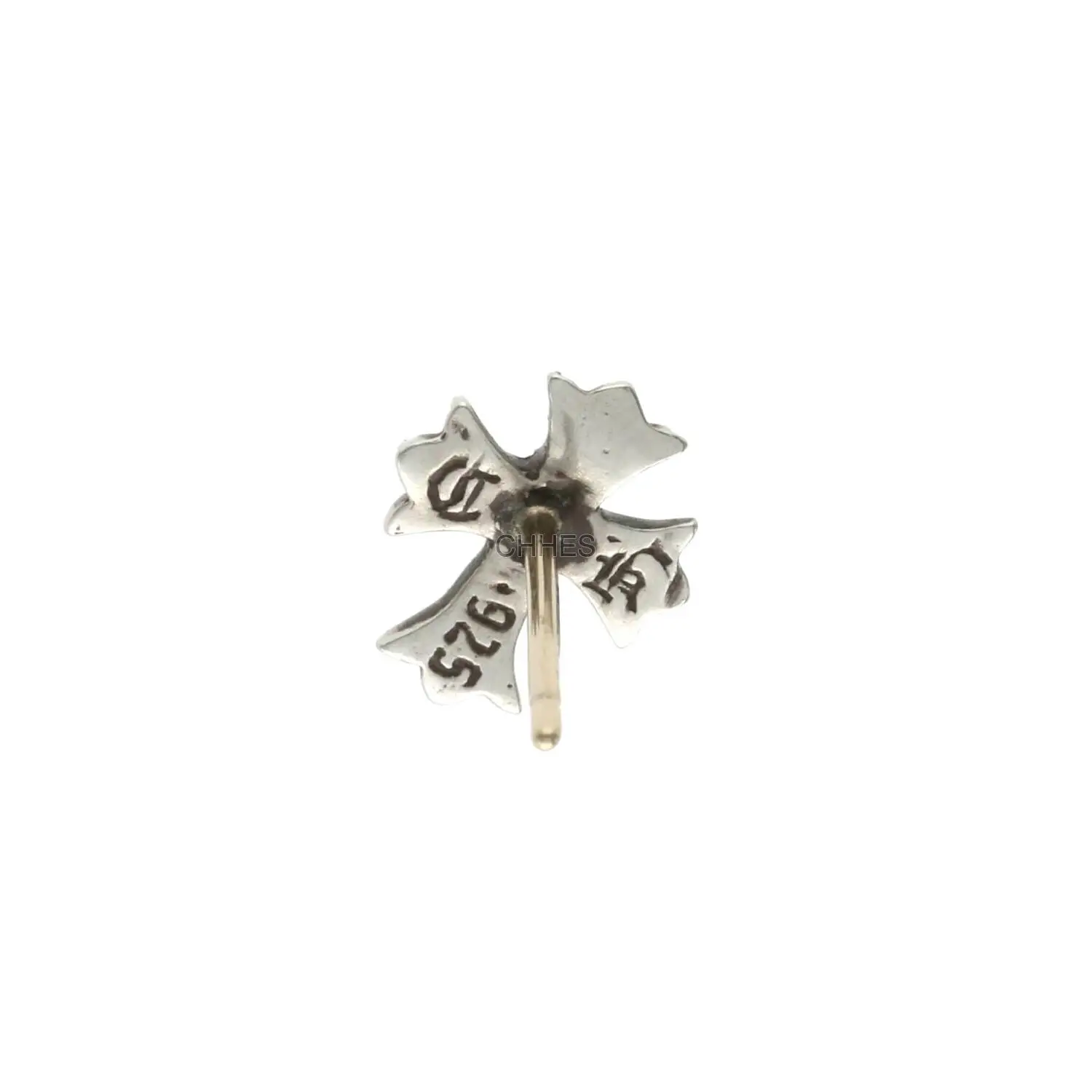 Chrome hearts 克罗心 短十字架钻石耳钉