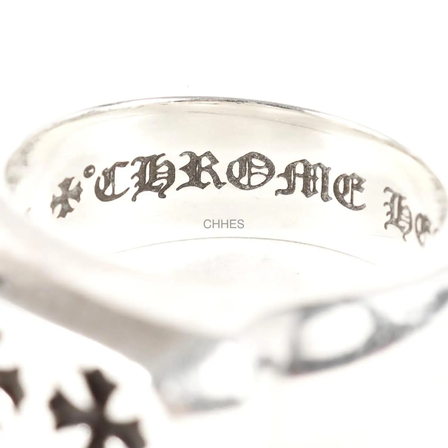 Chrome hearts 克罗心 三十字花平面圆润戒指