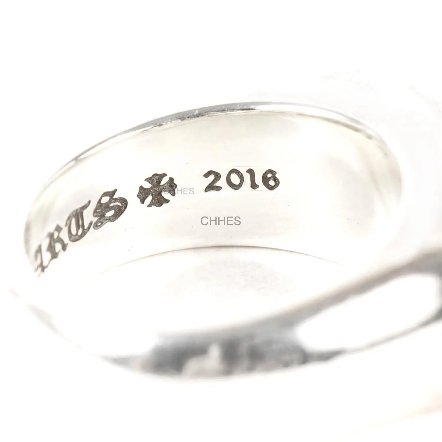 Chrome hearts 克罗心 三十字花平面圆润戒指