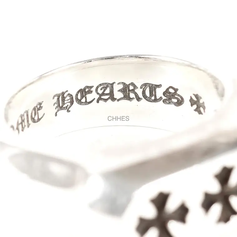 Chrome hearts 克罗心 三十字花平面圆润戒指