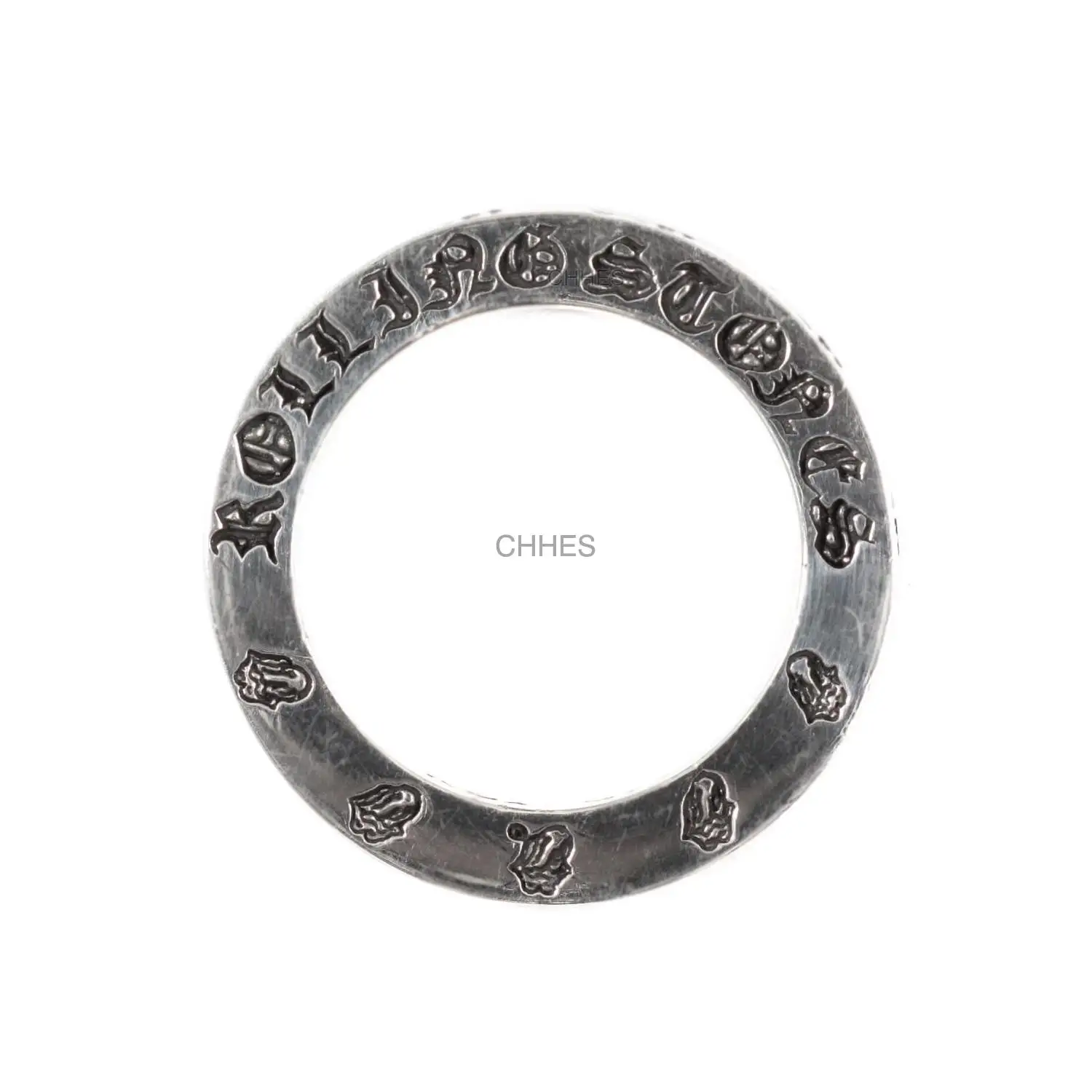 Chrome hearts 克罗心 3MM滚石大舌头限定版戒指