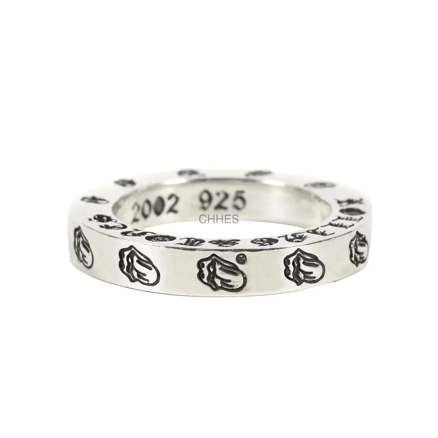 Chrome hearts 克罗心 3MM滚石大舌头限定版戒指