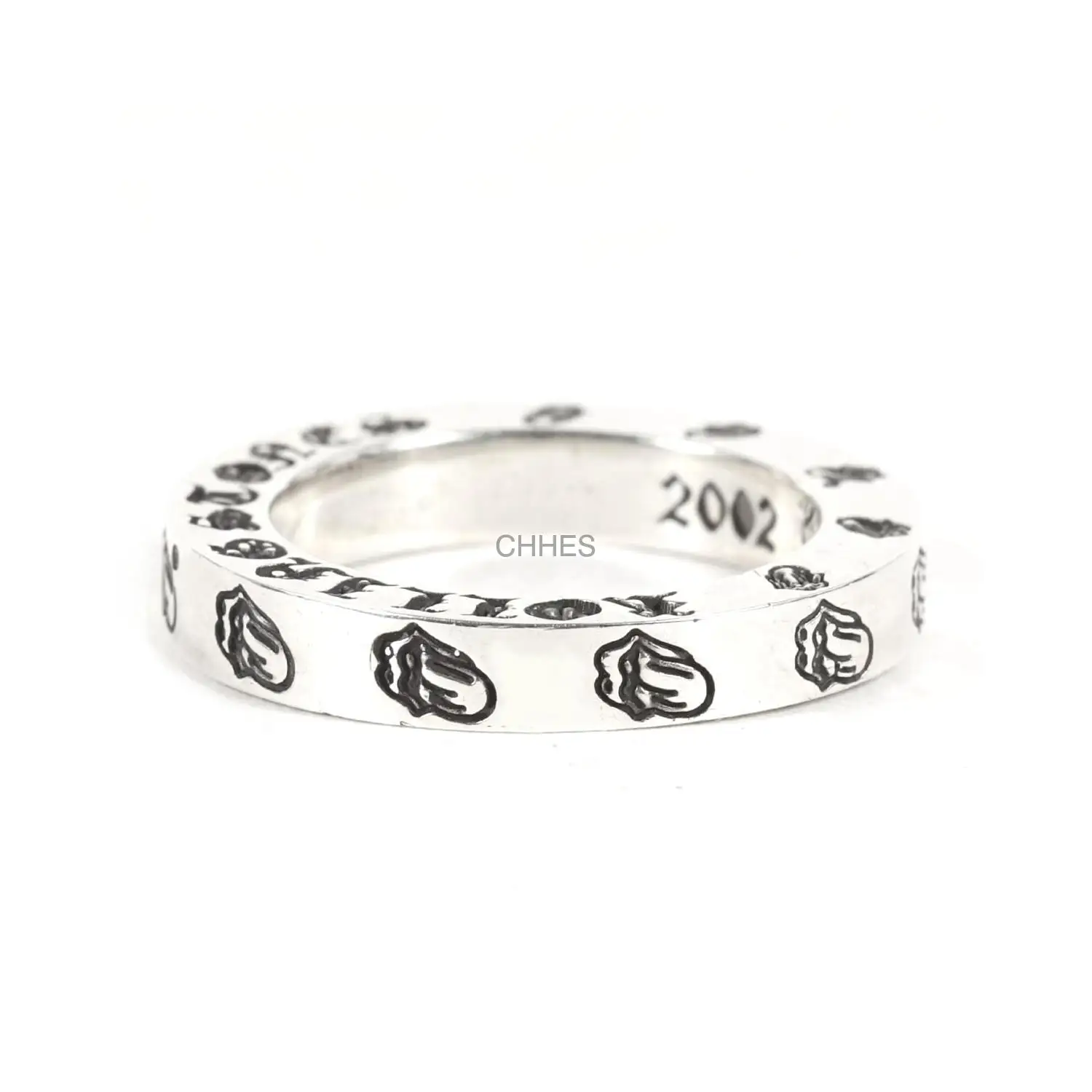 Chrome hearts 克罗心 3MM滚石大舌头限定版戒指