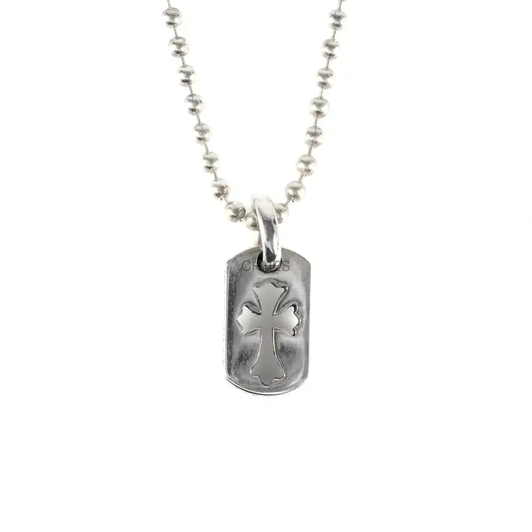 Chrome hearts 克罗心 MINI十字架镂空吊坠/项链