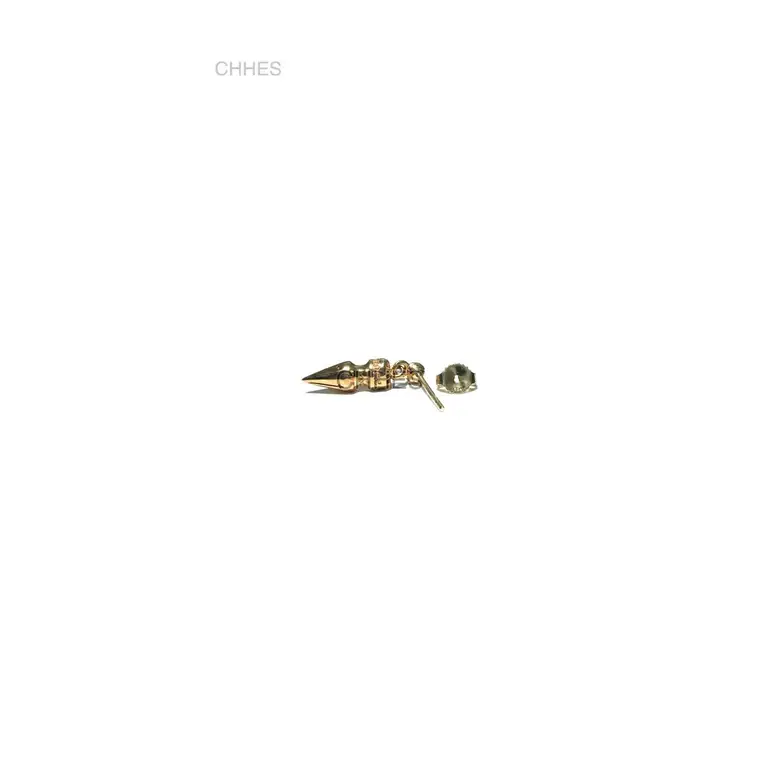 克罗心 TINY SPIKE子弹头22K黄金耳坠