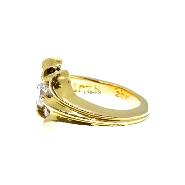Chrome hearts 克罗心 22K金5分钻石戒指