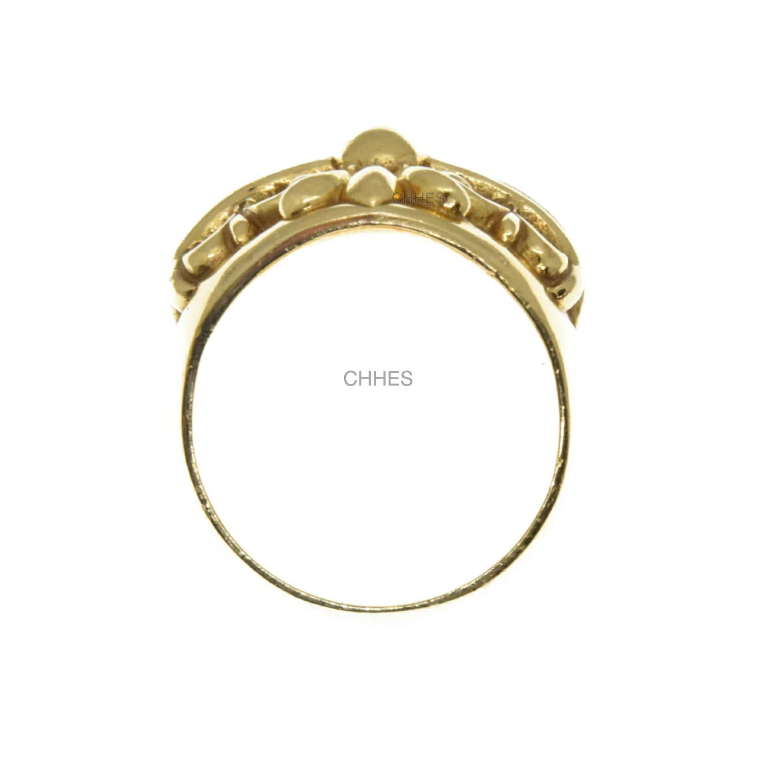 CHROME HEARTS Chrome hearts 克罗心22K黄金守护者十字架戒指- CHHES