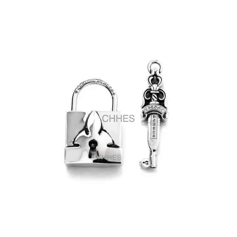 Chrome hearts 克罗心 燕尾锁和匕首宝剑情侣吊坠