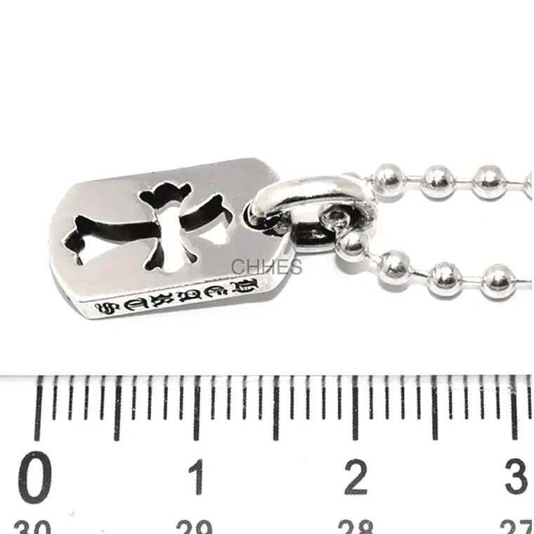 Chrome hearts 克罗心 MINI十字架镂空吊坠/项链
