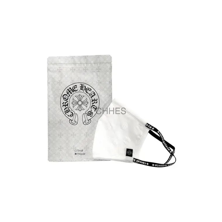 Chrome hearts 克罗心 MASK MLTI LOGO白色口罩
