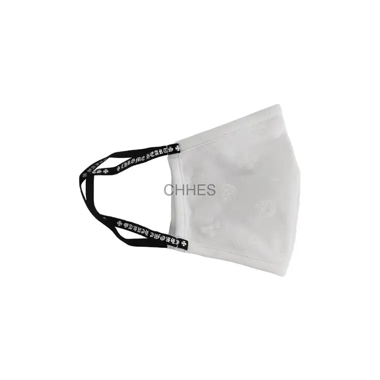 Chrome hearts 克罗心 MASK MLTI LOGO白色口罩