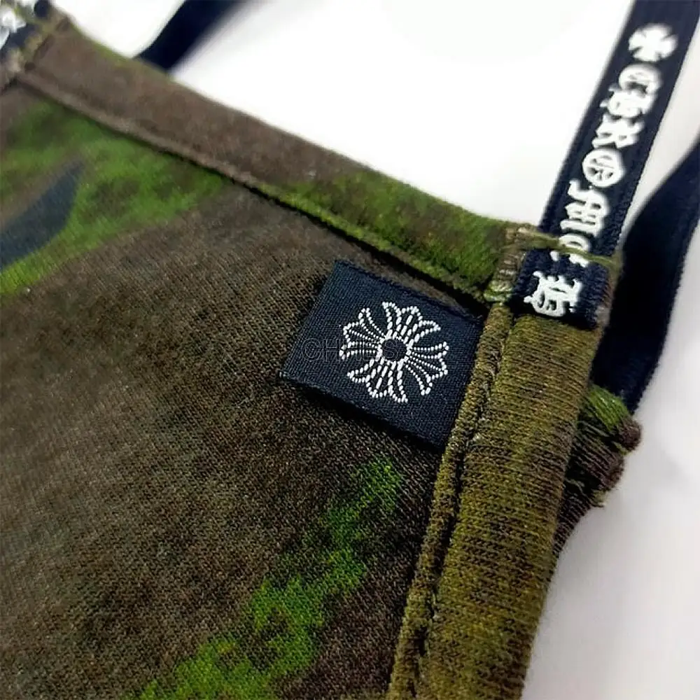 Chrome hearts 克罗心 MASK MLTI LOGO迷彩黑色口罩