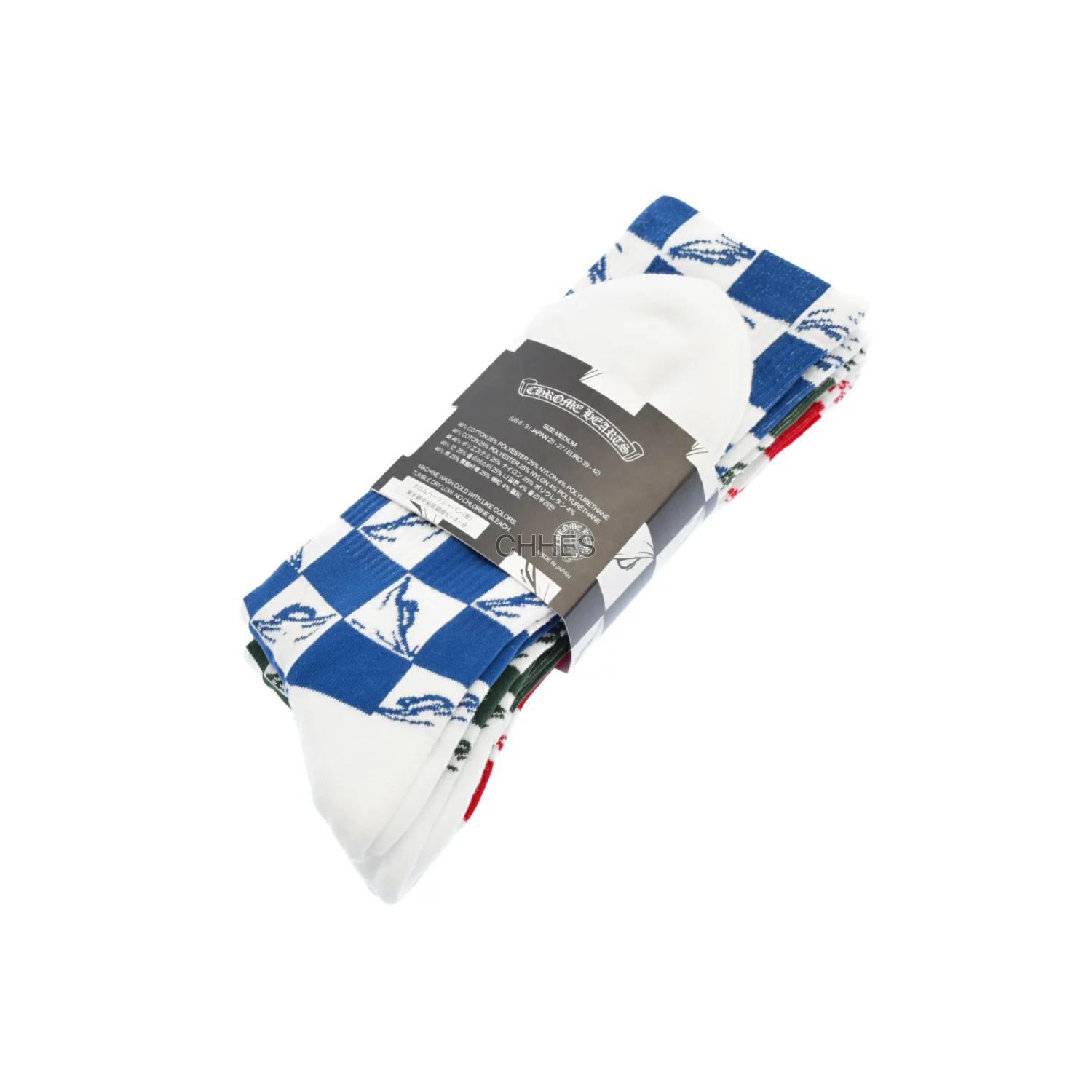 CHROME HEARTS Chrome hearts 克罗心MATTY BOY 99EYES眼睛嘴巴棉袜套装