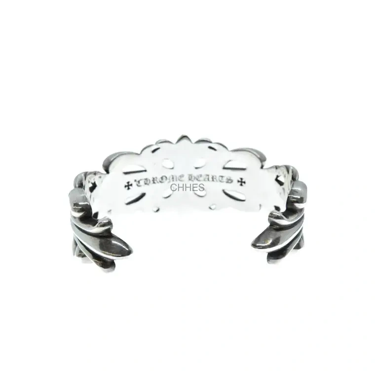 Chrome hearts 克罗心 开口双十字花大手镯