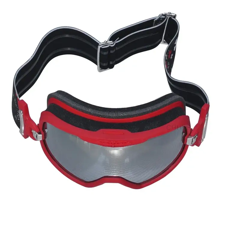 Chrome hearts 克罗心 SKI GOGGLES SILVER M0RNING 红色滑雪镜