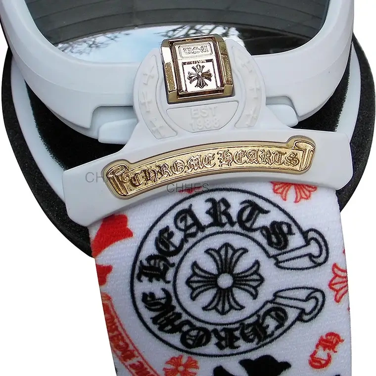 Chrome hearts 克罗心 SKI GOGGLES SILVER M0RNING 白色滑雪镜	