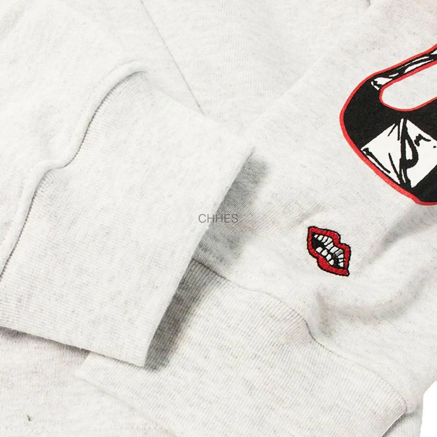 克罗心 MATTY BOY灰色涂鸦套头卫衣