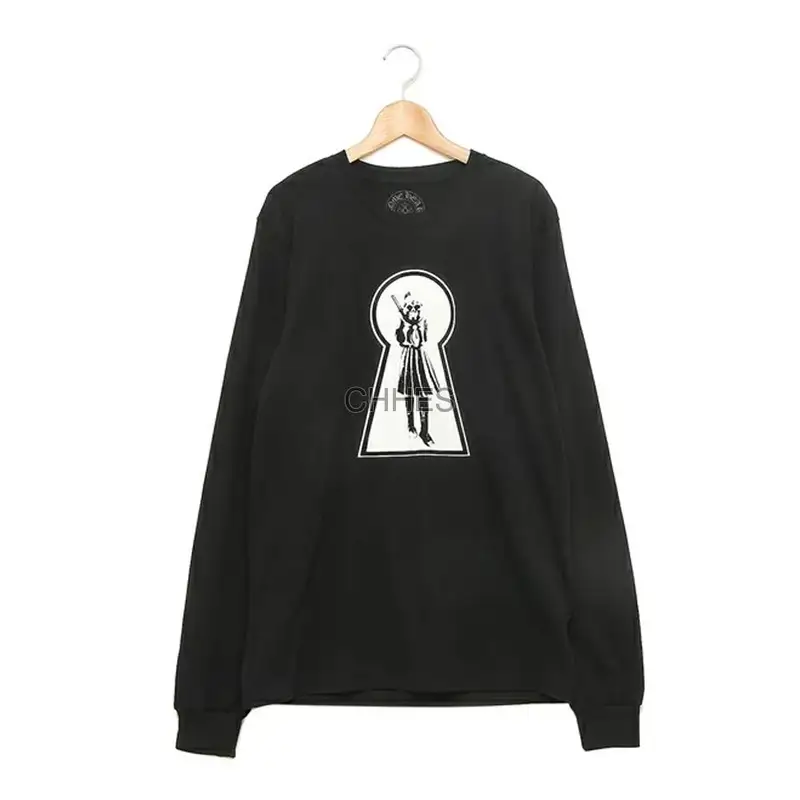 Chrome hearts FOTI骷髅女武士长袖黑TEE