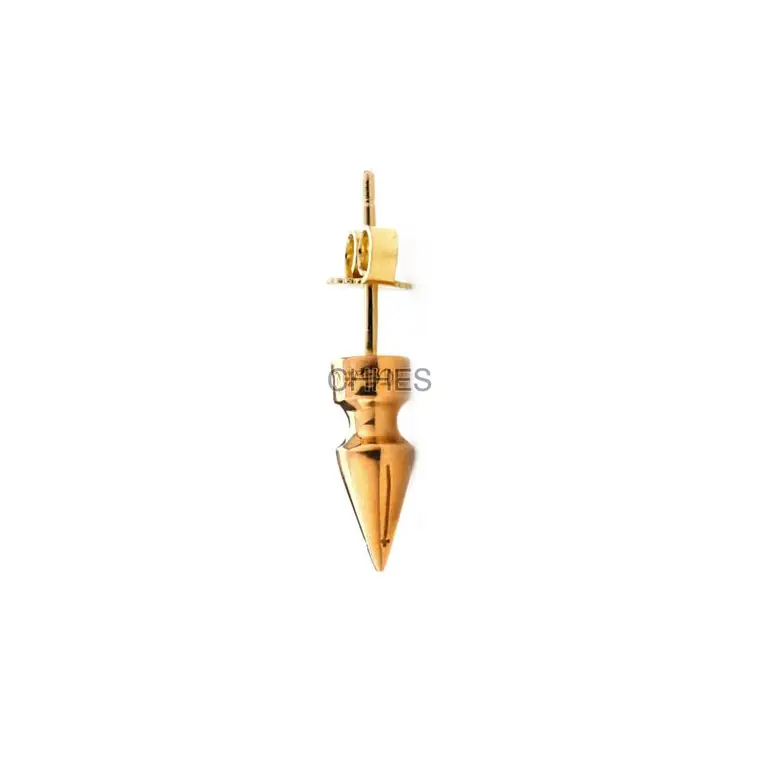 克罗心 TINY SPIKE子弹头22K黄金耳钉