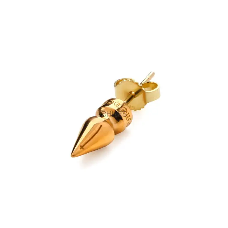 克罗心 TINY SPIKE子弹头22K黄金耳钉