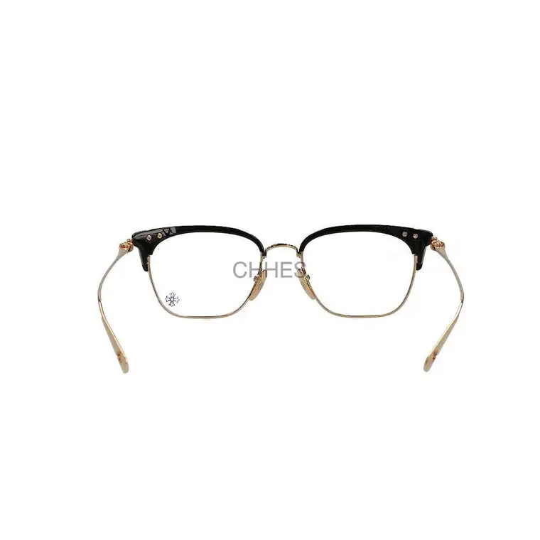 Chrome hearts 克罗心 SLUN TRADICTION I黑色半框金色光学镜