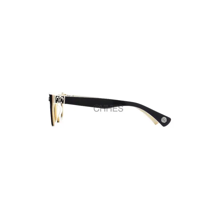 Chrome hearts 克罗心 GITTIN ANY黑白双拼银色光学镜