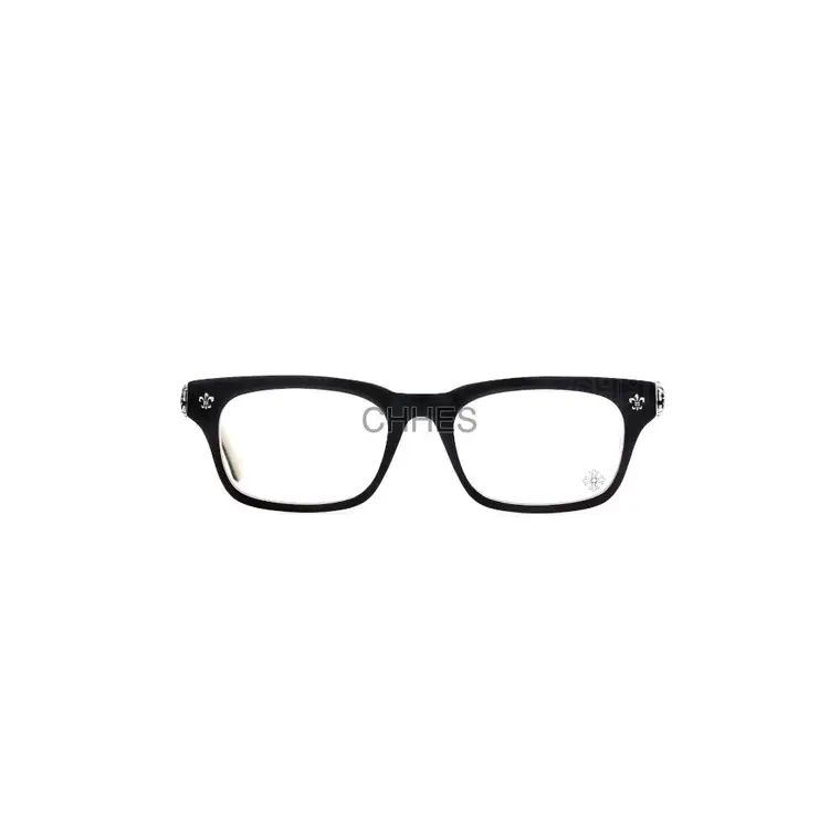 Chrome hearts 克罗心 GITTIN ANY黑白双拼银色光学镜