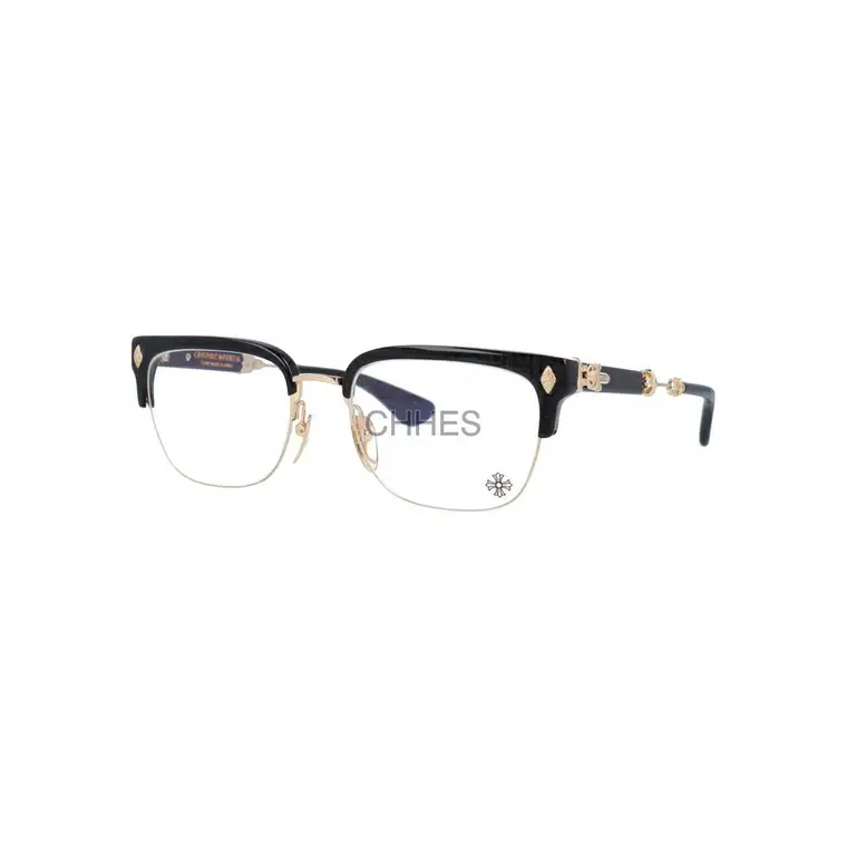 Chrome hearts 克罗心 EVAGILIST 半框黑金光学镜