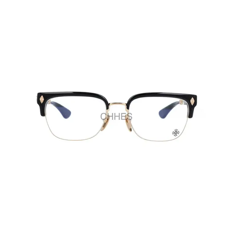 Chrome hearts 克罗心 EVAGILIST 半框黑金光学镜