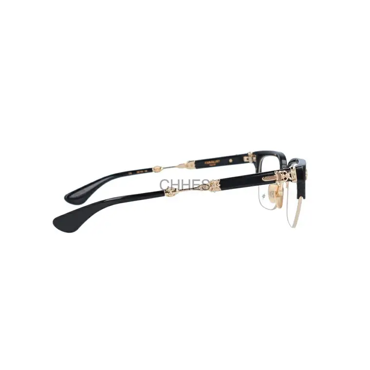 Chrome hearts 克罗心 EVAGILIST 半框黑金光学镜