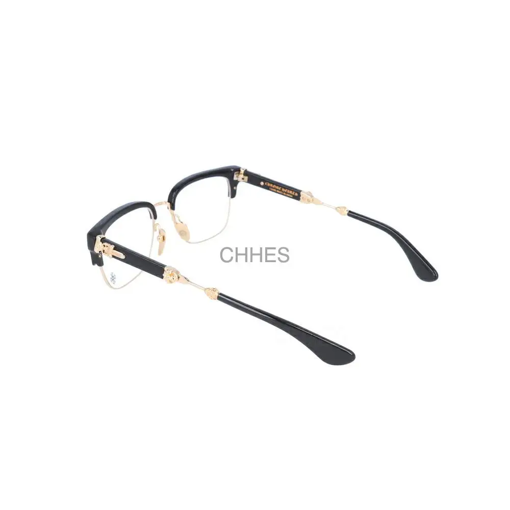 Chrome hearts 克罗心 EVAGILIST 半框黑金光学镜