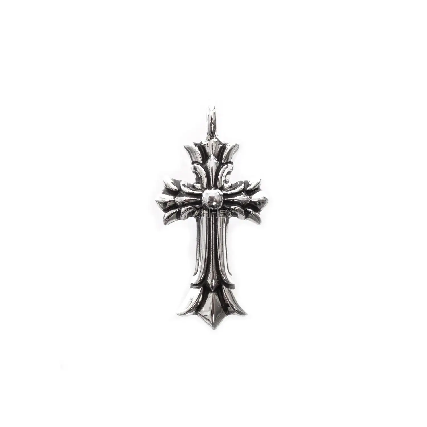 Chromehearts 克罗心 小号双层十字架吊坠/项链
