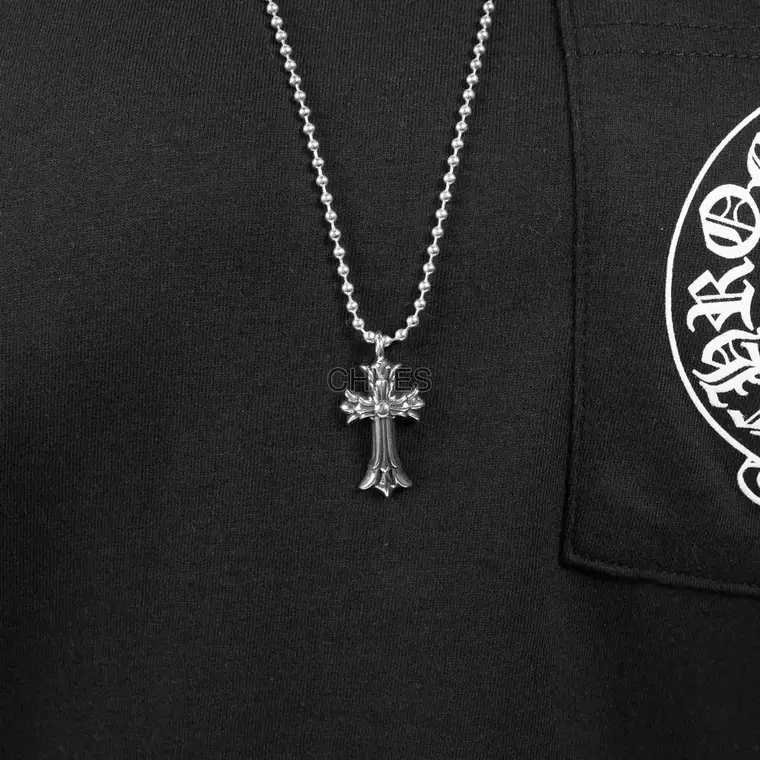 Chromehearts 克罗心 小号双层十字架吊坠/项链