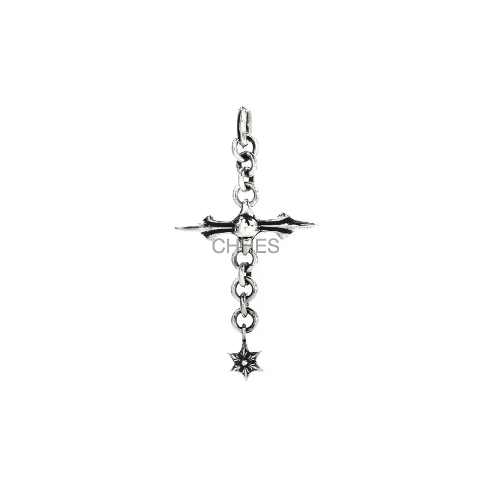 Chromehearts 克罗心 六芒星圆环链十字架吊坠/项链