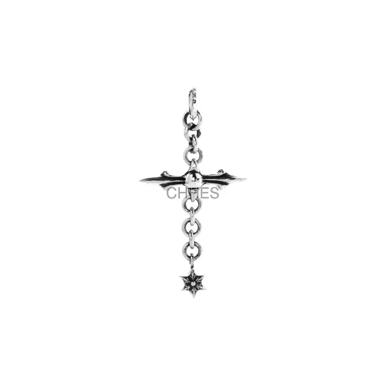 Chromehearts 克罗心 六芒星圆环链十字架吊坠/项链