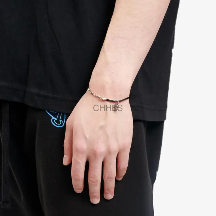 Chrome hearts 克罗心 五角星吊坠黑手绳